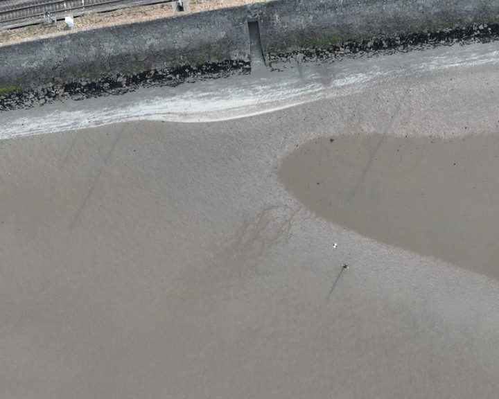 Intertidal beach mapped by drone for a cable landfall project on the south Dublin coast
