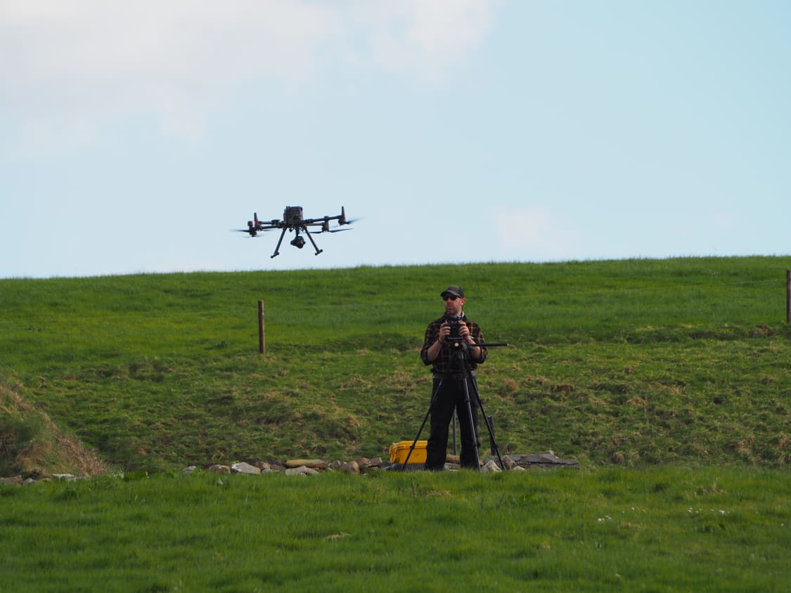 This shows the type of drone we used on this project. The DJI M300 with the Zenmuse P1 payload.